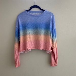 Rainbow Dyed Hollister Long Sleeve